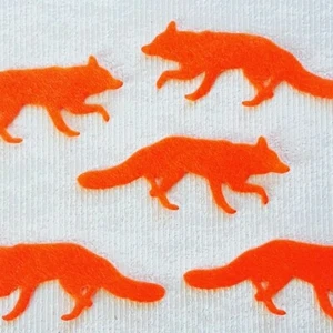 Felt Foxes, Die Cut Felt Fox - Picture 1 of 2