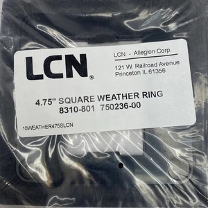 LCN Allegion Electrical Junction Conduit Box 4.75"Weather Ring Seal 8310-801 New - Picture 1 of 2