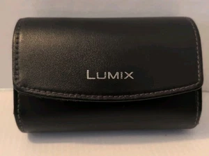 Original Panasonic Ledertasche für Lumix Digital Pocket Kameras DMS-FS, schwarz - Bild 1 von 3