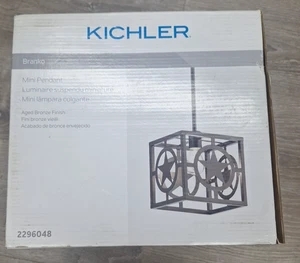 Kichler Branko Mini Pendant. Brushed Nickel. 8x8x9. 63in 2296048 - Picture 1 of 2