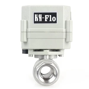 1/2" DN15 110-230VAC Normally Open CF8/Stainless Steel 304 Motorized Electric... - Picture 1 of 7