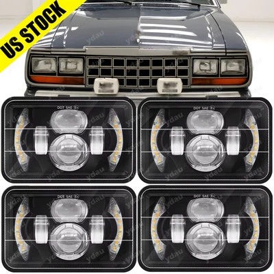 Faros LED de 4x6 pulgadas haz alto/bajo 120 W aptos para AMC Eagle Concord Spirit 4 un. Foto 1 de 4