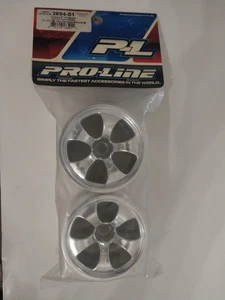 Pro-line RC 2694-01 Torgue 2.8" 30SeriesChrome front wheels - Picture 1 of 5