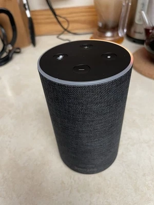 Asistente inteligente Amazon Echo (2.ª generación) - Tela carbón Foto 1 de 4