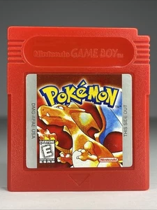 Pokemon Red Version Nintendo Gameboy Authentic Cartridge Saves - Picture 1 of 9