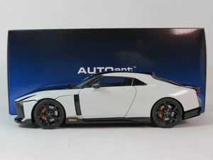 Autoart Nissan GT-R50 by Italdesign metallic white black 2021 1/18 77511 - Foto 1 di 6