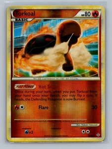 Pokémon TCG Torkoal 25/95 Unleashed Reverse Holo LP - Picture 1 of 2