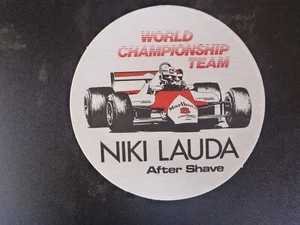1985 NIKI LAUDA AFTER SHAVE McLAREN ADVERTISING BEER COASTER - Bild 1 von 1