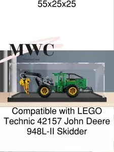 Display Case Acrylic Case for LEGO Technic 42157 John Deere 948L-II Skidder - Picture 1 of 6