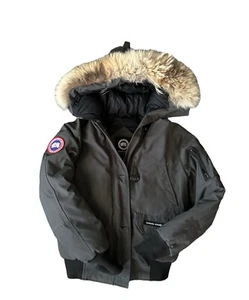 Canada Goose Chilliwack Bomber Jacket Woman Extra Small Gary Fur Authentic 7950L - Bild 1 von 8