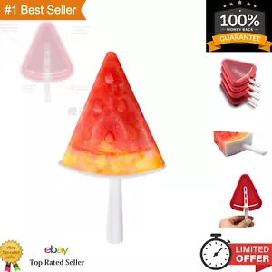 Watermelon Pop Molds Set of Four - Stackable Design for Mess-Free Frozen Treats - Picture 1 of 10
