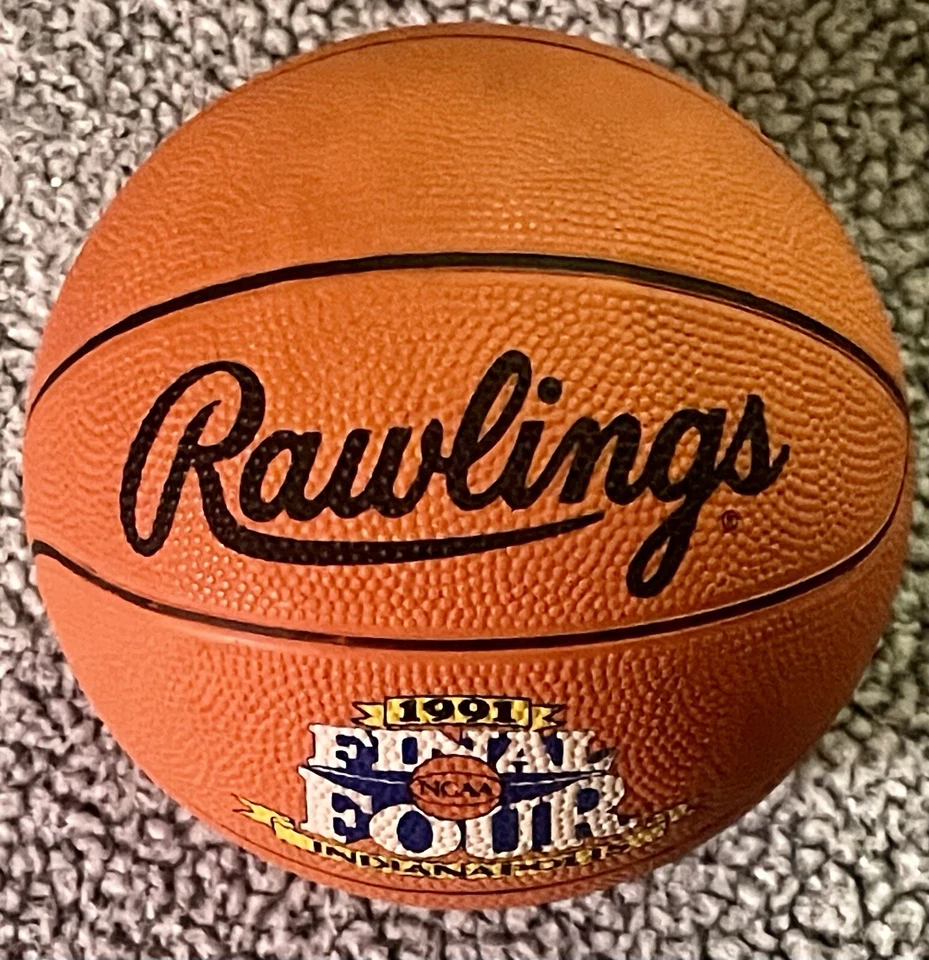 Baloncesto NCAA Final Four Indianápolis 1991 Vintage Pizza Hut Rawlings Mini Foto 1 de 4