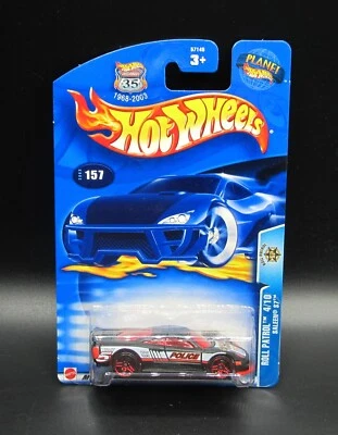 Hot Wheels SALEEN S7, ROLL PATROL, Negro, 4/10, 2003 157, 2002 Foto 1 de 2