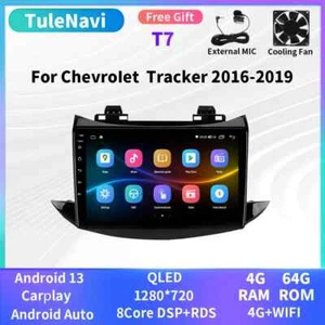 For Chevrolet Tracker Trax Android CarPlay Car Radio GPS Multimedia Video Player - Picture 1 of 30