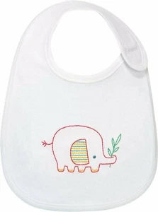 Dimensions Crafts Embroidered Bibs, Elephant - Picture 1 of 2