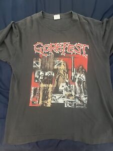 Gorefest XL T Shirt False Vintage Death Metal 90s Carcass Bolt Thrower