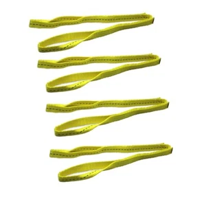 4 Pack Webbing Lifting Cargo Sling Duplex Hoist Strap Heavy Duty 1"x3' Max 3200 - Picture 1 of 7