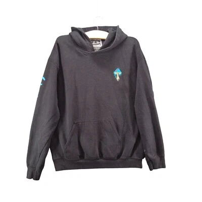 Riot Society Hombres Sudadera con Capucha Pullover Mediano Negro Bordado Polialgodón Foto 1 de 4