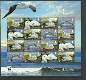 HOJA USADA TRISTAN DA CUNHA SG1063A-1066 ALBATROS CTO 2013 - Imagen 1 de 1