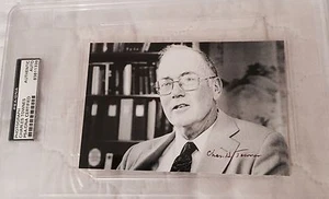 Charles Townes Signed Autographed Photo Physicist Laser Inventor Nobel PSA/DNA - Picture 1 of 1