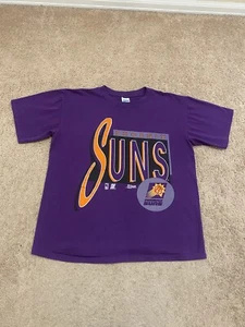 Vintage 90s Salem Sportswear Phoenix Suns NBA T-Shirt Size Large - Bild 1 von 4