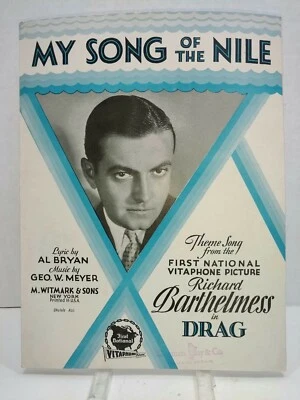 My Song Of The Nile Sheet Music Film Soundtrack Drag Piano Vocals Ukulele F3S - Image 1 of 3
