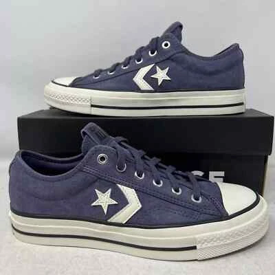 Converse Star Player 76 Cuero Sombra Púrpura Para Mujer 7 Zapatos Informales Estilo de Vida Foto 1 de 4