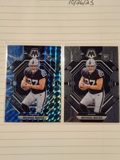 2023 Panini Mosaic Michael Mayer Reactive Blue Prizm Rookie Card #349 - Raiders