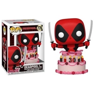 FUNKO POP ! MARVEL DEADPOOL 30TH - (776) - DEADPOOL IN CAKE FIGURE CON TORTA 9CM - Imagen 1 de 4