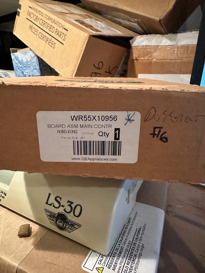 WR55X10956 OEM GE Refrigerator Control NEW IN SEALED BOX - Image 1 of 1