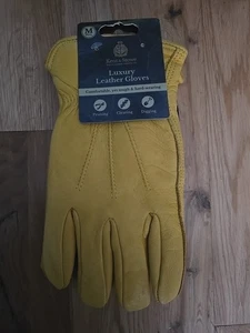 Kent & Stowe 70105171 Luxus Lederhandschuhe Gartenräumung Graben - Medium - Bild 1 von 3
