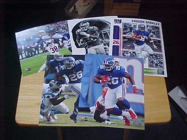 (5) Fotos con licencia de Saquan Barkley New York Giants ENVÍO GRATUITO Foto 1 de 1