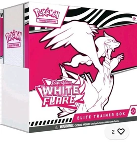 White Flare ⬜💥 Pokemon Center Elite Trainer Box PC ETB PREVENDITA ORDINE CONFERMATO - Foto 1 di 1