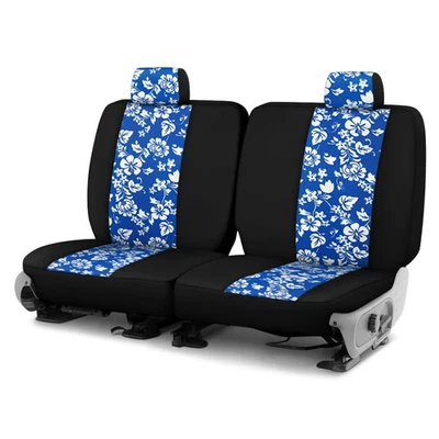 For Mercury Sable 92-95 Hawaiian 1st Row Blue w Black Custom Seat Cover - Изображение 1 из 2