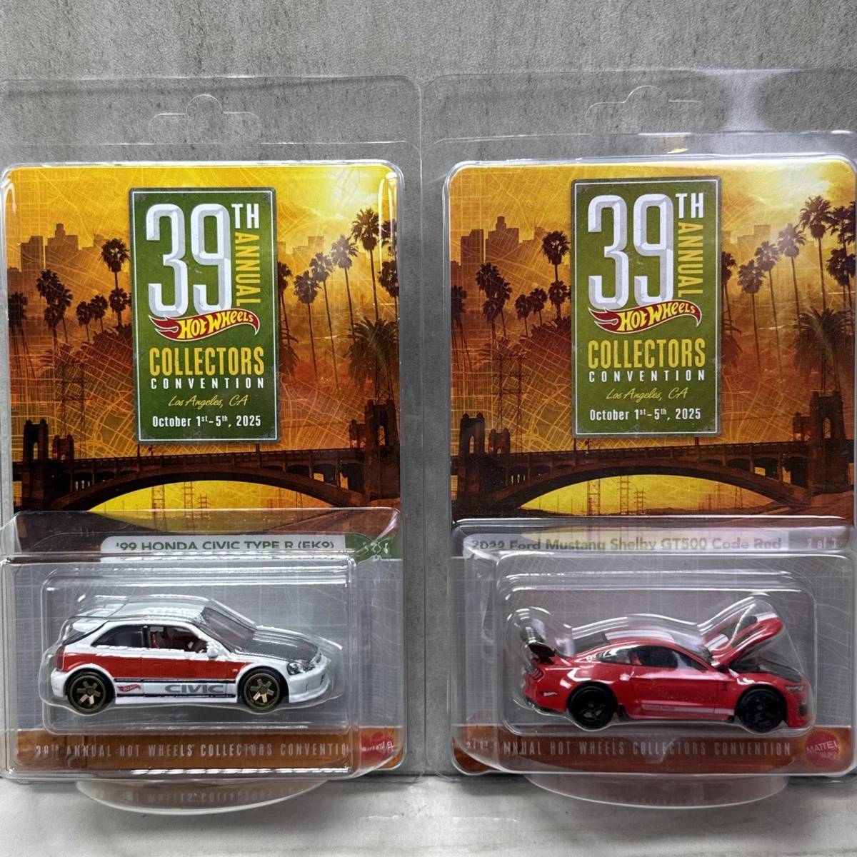 ミニカー Hot Wheels Convention 2025 Special Set 2025 Hot Wheels 39th Convention CA Nissan Skyline and Honda Civic