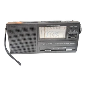 REALISTIC DX-360 AM/FM LW SHORTWAVE RECEIVER Voice Of The World - Tested /Works - Zdjęcie 1 z 9