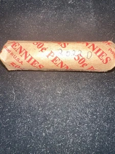 2022 D Circulated Un-Searched Shield Penny Roll... FREE SHIPPING - Picture 1 of 4
