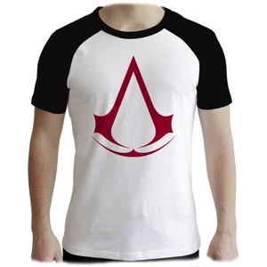 Assassin's Creed - T-Shirt - Crest Logo weiß-schwarz Premium Gr. L - Picture 1 of 4