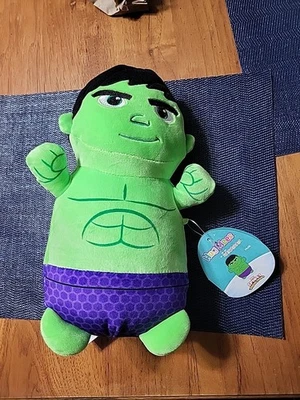 HULK - Squishmallows Hugmees 10" Marvel Spidey and his Amazing Friends Nuevo Foto 1 de 3