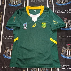 South Africa Springbocks Jersey Shirt Rugby World Cup 2019 Asics Size S - Picture 1 of 9