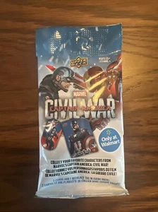 Upper Deck 2016: Marvel Captain America Civil War Pack. 1 confezione = 2 carte + 1 etichetta - Foto 1 di 1