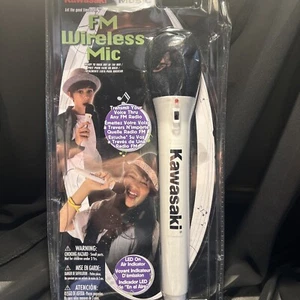 Kawasaki Music FM Transmitter Vintage Microphone RARE - NEW in Original Package - Picture 1 of 3