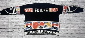 Kiluki Super Mario Bros Graphic Crop Pullover Sweater Crew Neck Small / Medium - Picture 1 of 5