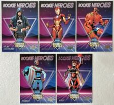 2017 Upper Deck Marvel Annual ROOKIE HEROES Trading Card Set of 5