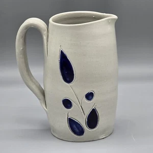 Jarra de cerámica Williamsburg esmalte de sal gres casa de campo casa decoración del hogar - Imagen 1 de 11