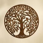 Large 20" Diameter Antiques Finish Tree Of Life Metal Home Wall Art Decoration