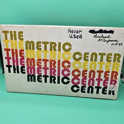 The Metric Center Vintage Measuring Educational Kit Game COMPLETE 1980s ENRICH - Image 1 of 4