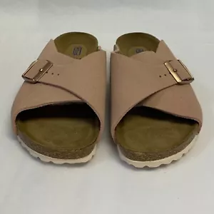 Birkenstock nuovo con scatola Arosa rosa chiaro scamosciato morbido plantare stretto misura a scelta - Foto 1 di 5
