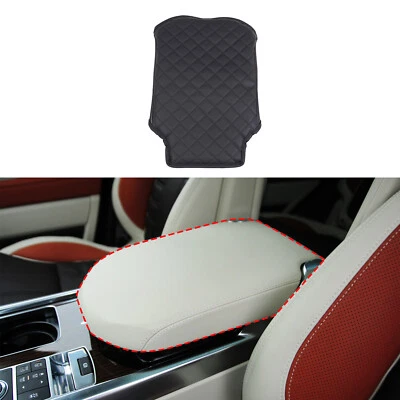 Cubierta de caja de reposabrazos de consola de cuero PU para Land Rover Range Rover Sport 2011-2017 Foto 1 de 4