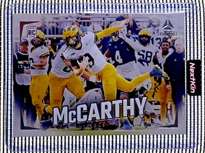 JJ McCarthy 187 2024 Panini Luminance Horizontal Variation RC Michigan Vikings - Picture 1 of 2